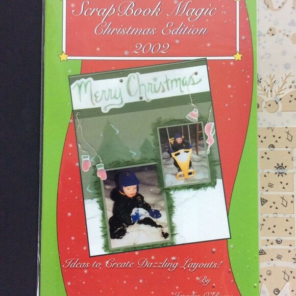 Scrapbook Magic Christmas Edition 2002 Scrapbooking Embossing Template Holiday - Picture 2 of 3
